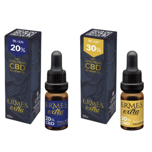 CBD Olaj Ermes Akció 20%+30% CBD Oil 5000 mg. Kannabidiol 20 ml. Full Spectrum