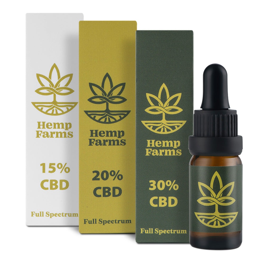 Olaj Hemp Farms Combo 15%+20%+30% 30ml. Full Spectrum