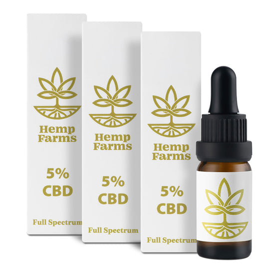 Olaj Hemp Farms Combo 5%+5%+5% 30ml. Full Spectrum