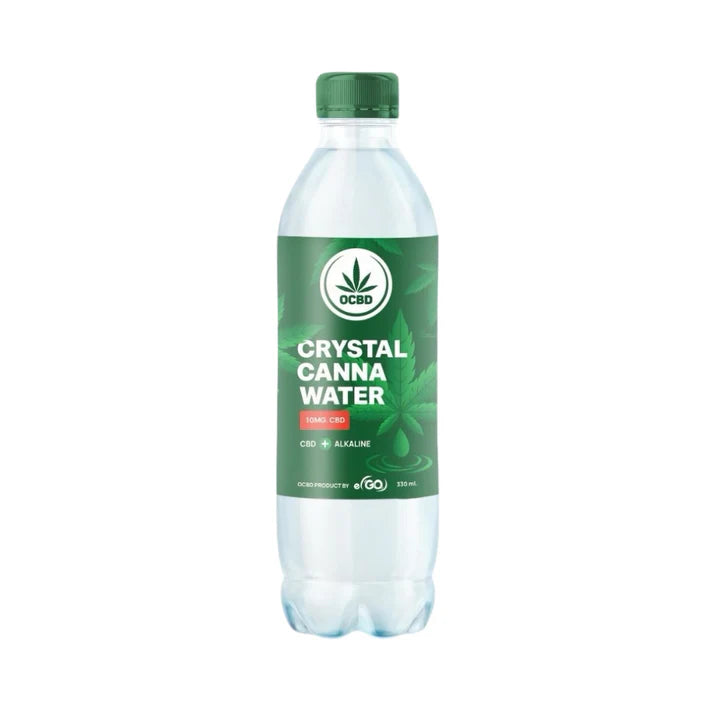 OCBD Crystal Canna Water 500 ml 10 mg CBD-vel