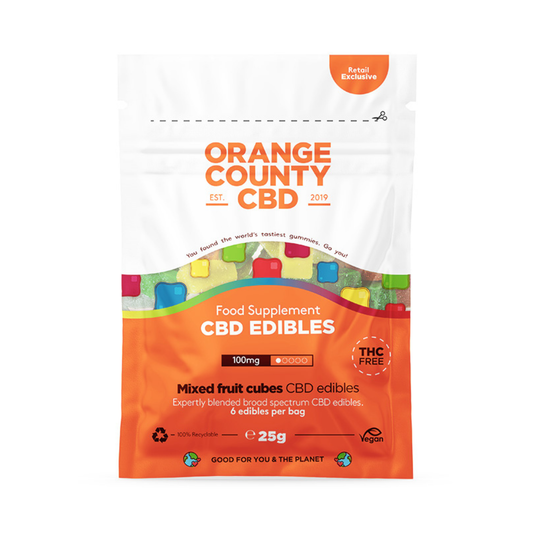 Orange County CBD Cubes 100 mg CBD, 6 db, 25 g